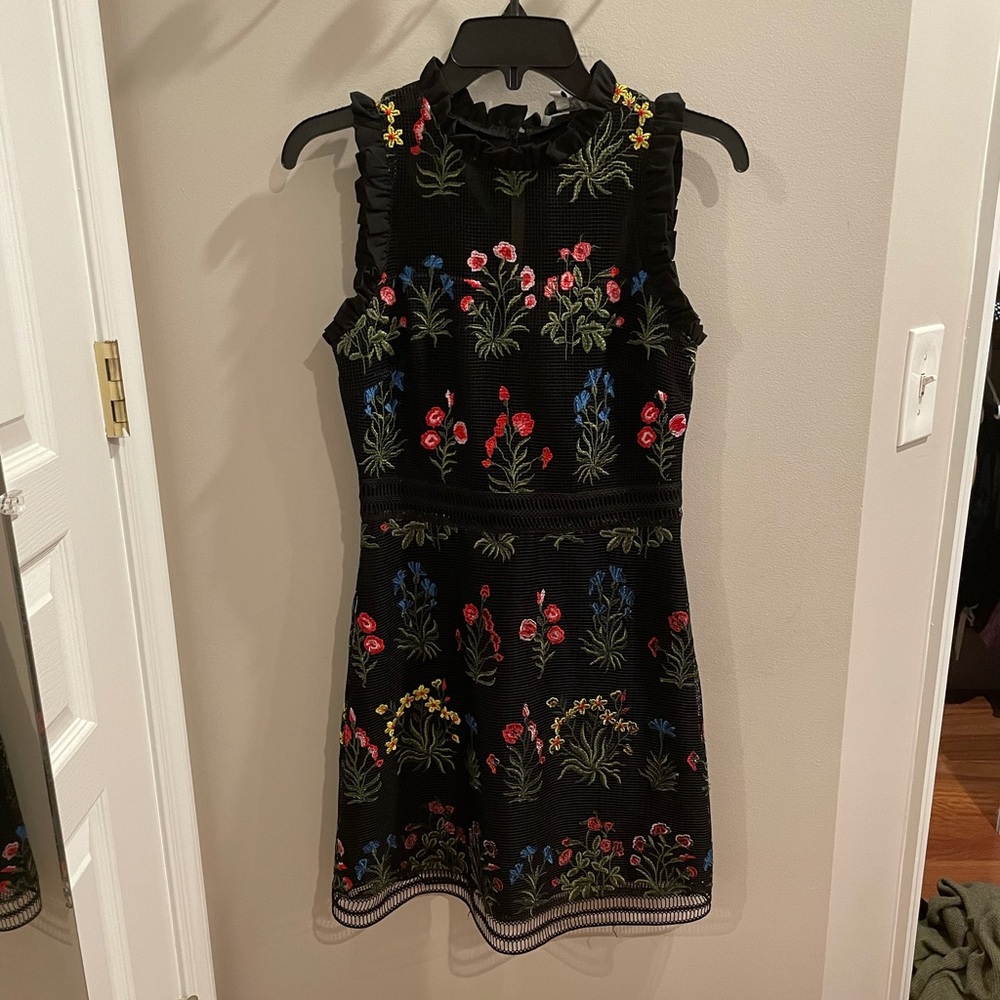 Lucy Paris Embroidered Floral Dress